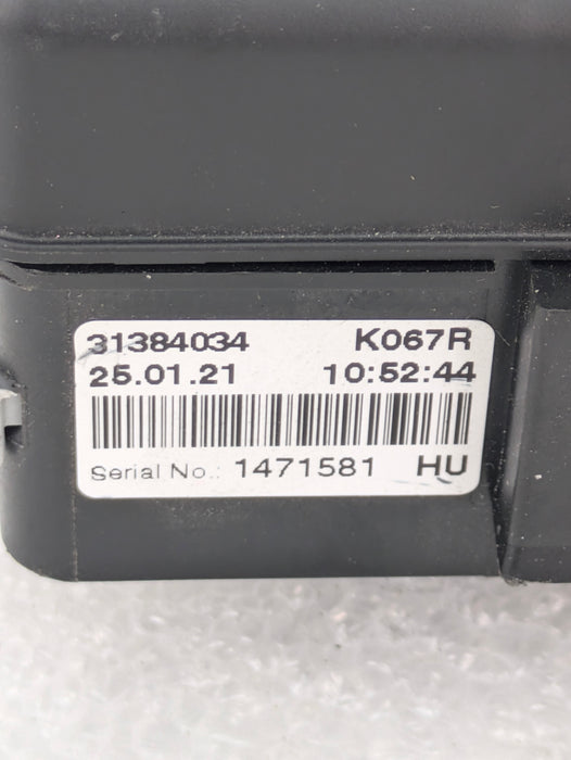 2021 Volvo V60 T6 R-Design Trunk Fuse Box Relay Junction Box 31384034