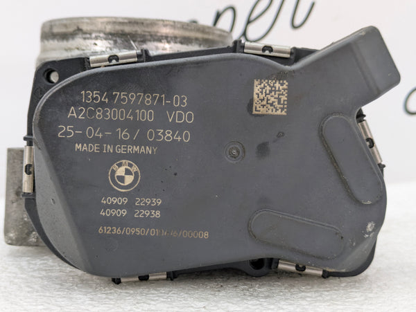 BMW F36 F30 F32 F33 F34 435xi 435i 335xi 335i  N55 Engine Throttle Body 7597871
