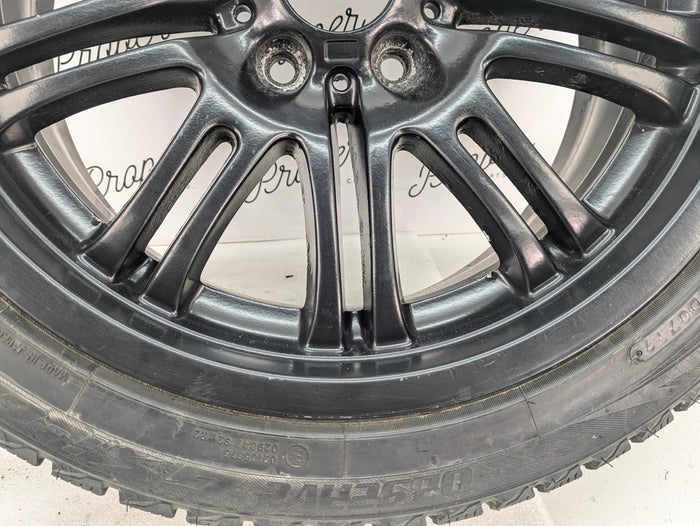 BMW E46 M3 OEM Black Staggered Style 67 Front M-Double Spoke Wheels/Rims Set Of 4 18X8 18x9 2229950/2229960 *Note*