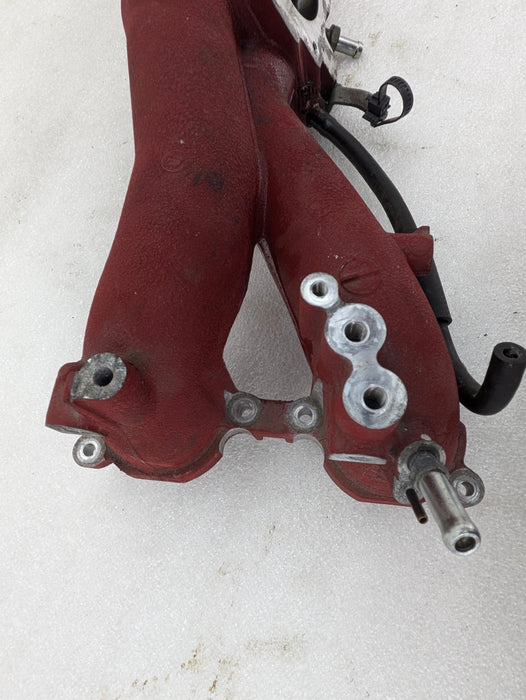 Subaru VA WRX STI EJ257 Engine Red Air Intake Inlet Manifold 14001AC360 *DAMAGED*