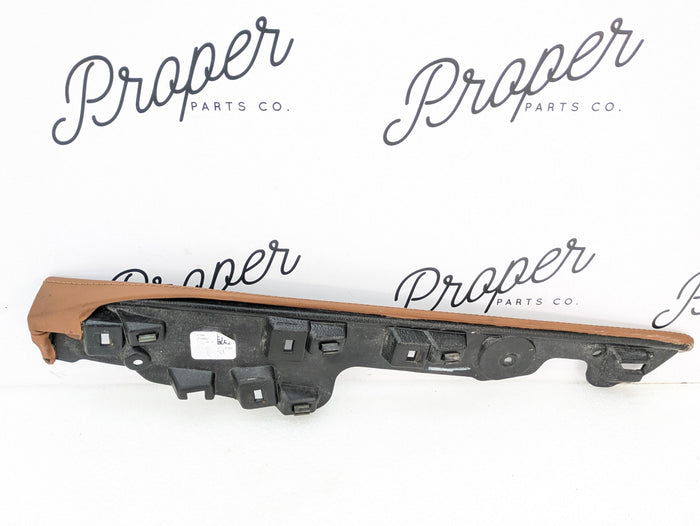 Chevrolet C7 Corvette Stingray Left/Driver Side Dashboard Kalahari Brown Leather Trim Panel APY44457 *NOTE*