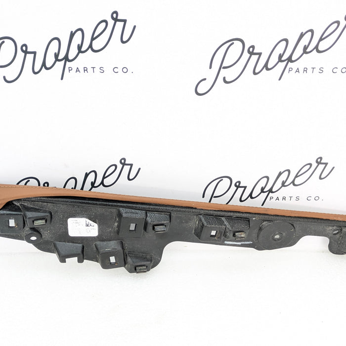 Chevrolet C7 Corvette Stingray Left/Driver Side Dashboard Kalahari Brown Leather Trim Panel APY44457 *NOTE*