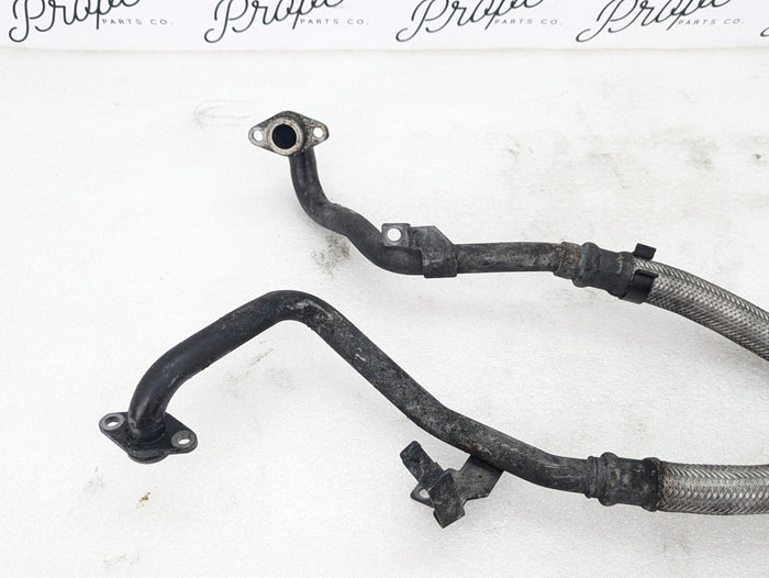 BMW E60 E61 M5 E63 E64 M6 Oil Cooler Inlet & Outlet Pressure Hose Pair 7835414