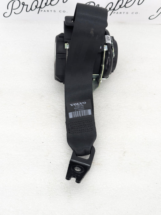 2021 Volvo V60 T6 R-Design Rear Left/Right Black Seat Belt 31462758