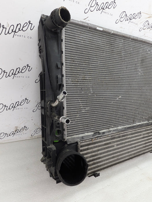 BMW E92 E93 E90 335xi 335i N55 N54 Manual Transmission Engine Cooling Pack Radiator/AC Condenser/Intercooler 17117558480