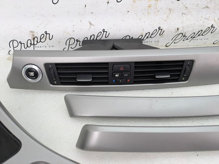 BMW E90 E91 325xi 335xi 330xi 328xi 323i Non-iDrive/Navigation Silver Interior Trim Set