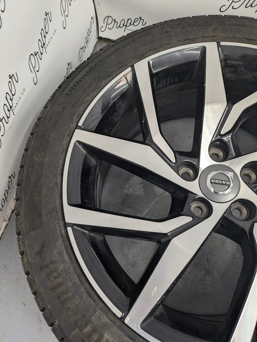 2021 Volvo V60 T6 R-Design Y Spoke Black Diamond Cut Wheel 8 X 18 Et 42 31471311