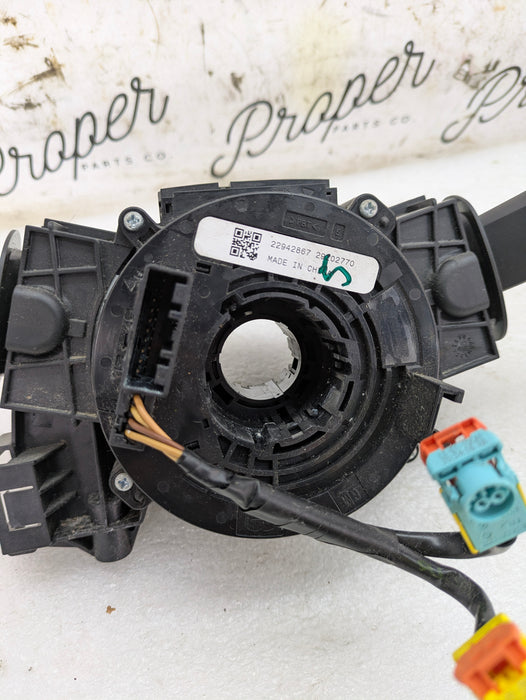 2015 Chevrolet 5th Gen Camaro 2SS Steering Column Switch Unit Headlight/Wiper Stock Controls W/Clockspring 22942867