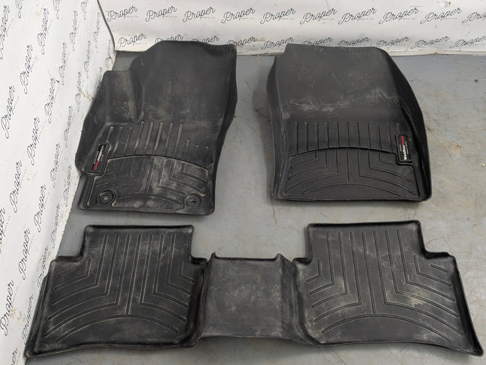 Toyota GR Corolla Weathertech Molded Rubber Floor Mats Floorliner Complete Set 4414951-4418062/R04226Rt/02951/02912