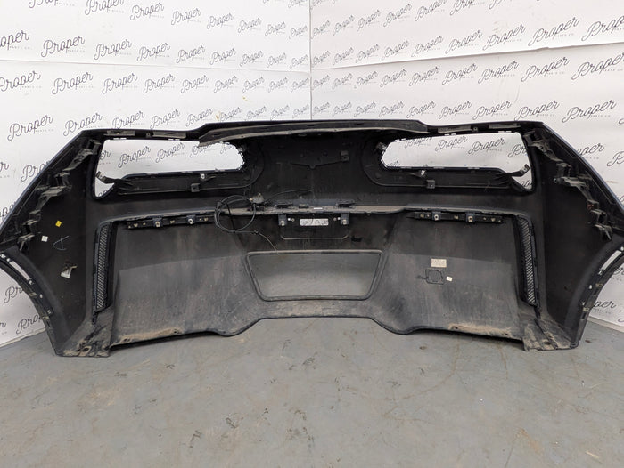 Chevrolet C7 Corvette Stingray Z51 Upper Rear Bumper Cover W/Lower Diffuser Night Race Blue Metallic (GXH) 84411653 *DAMAGED*