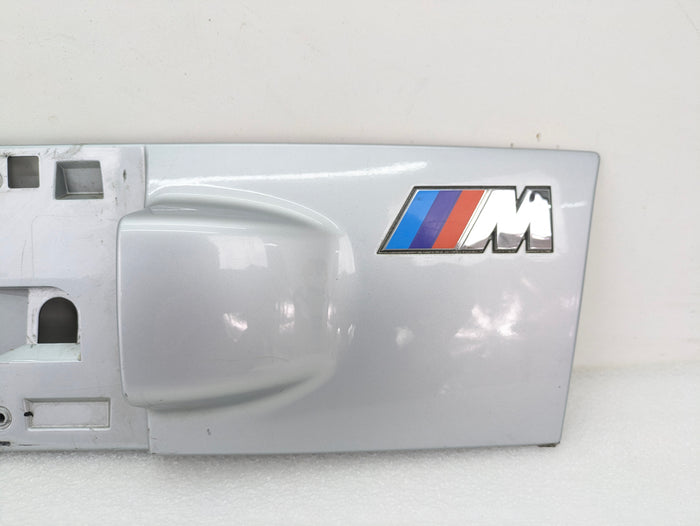 BMW Z3 M Roadster Trunk License Plate Trim Panel Color Arctic Silver (309) 2693055