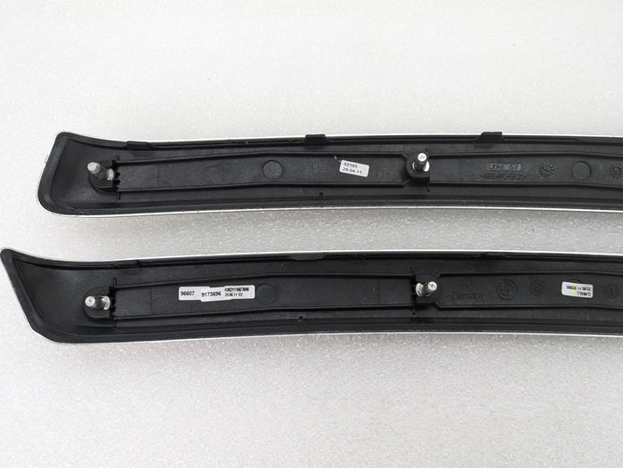BMW E92 335xi 335i 328xi 328i Coupe Brushed Aluminum iDrive Interior Trim Set *DAMAGE*