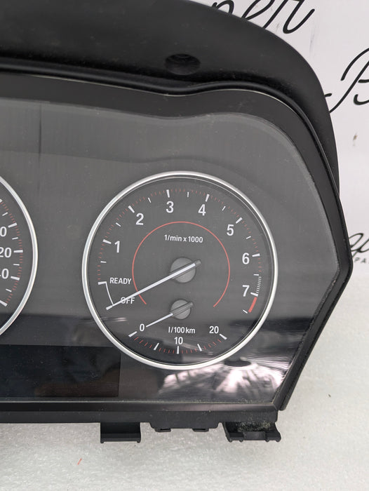 BMW F22 F23 228xi M Sport Instrument Gauge Cluster Speedometer Tachometer KPH 1912952/9295445