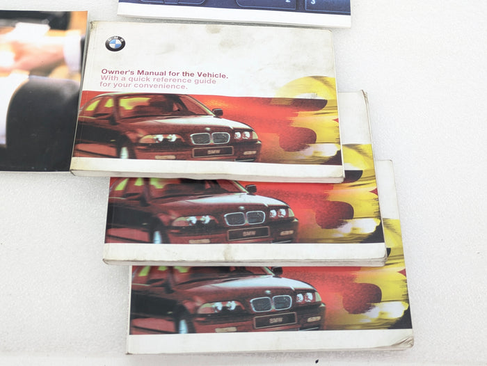 BMW E46 330Ci 325Ci 323Ci Misc. BMW Owners Manual Radio Booklet & Pamphlets Set 01410158112