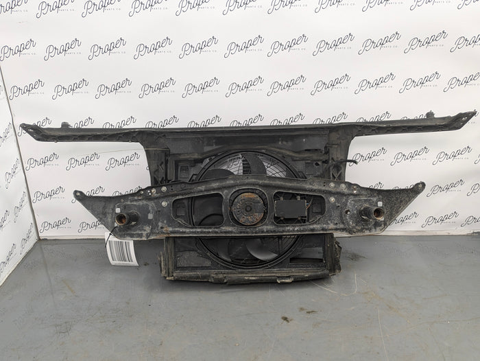E46 330Ci 328Ci 323Ci 325Ci Front Radiator Support Shroud Panel & Air Conditioning A/C Pusher Fan 51717111691  *Damage*