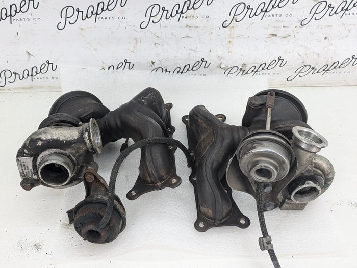 BMW E82 E88 135i N54 Engine Turbocharger Set 7563685/7563686 *CORES*