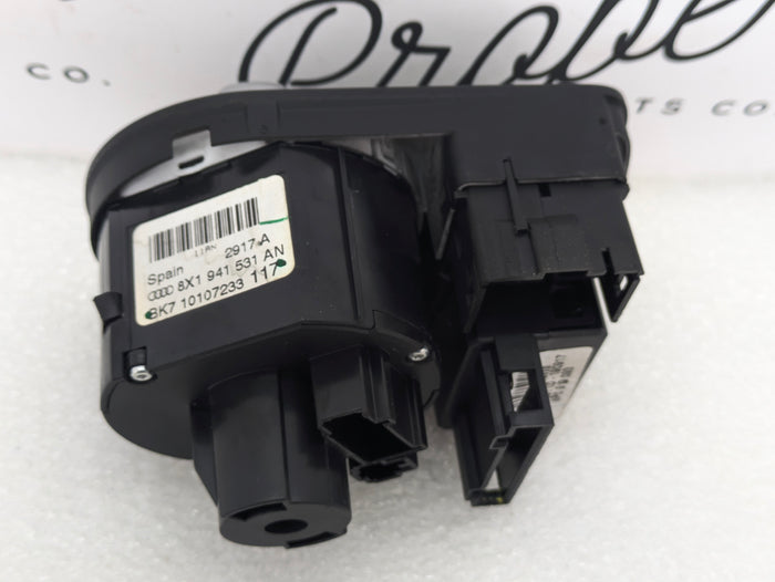 2016-2018 Audi 8U Q3 Headlight Control & Dimmer Switch 8X1941531