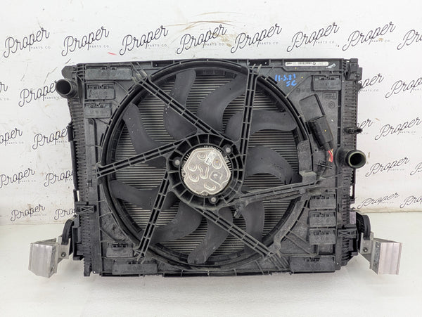 BMW G20 330ix M Sport B46 Radiator Cooling Pack W/AC Condenser & 500W Electric Fan Motor Shroud