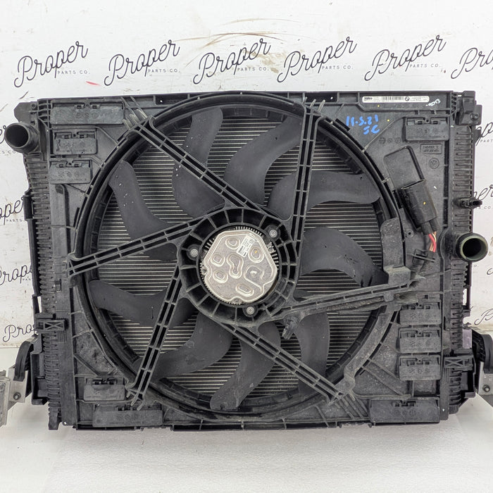 BMW G20 330ix M Sport B46 Radiator Cooling Pack W/AC Condenser & 500W Electric Fan Motor Shroud