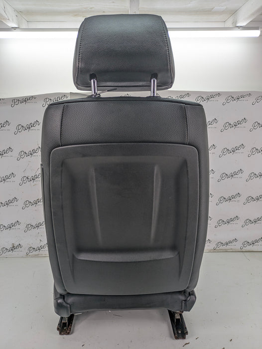 BMW E90 E91 3 Series Driver & Passenger Front Black Leather Sport Seats
