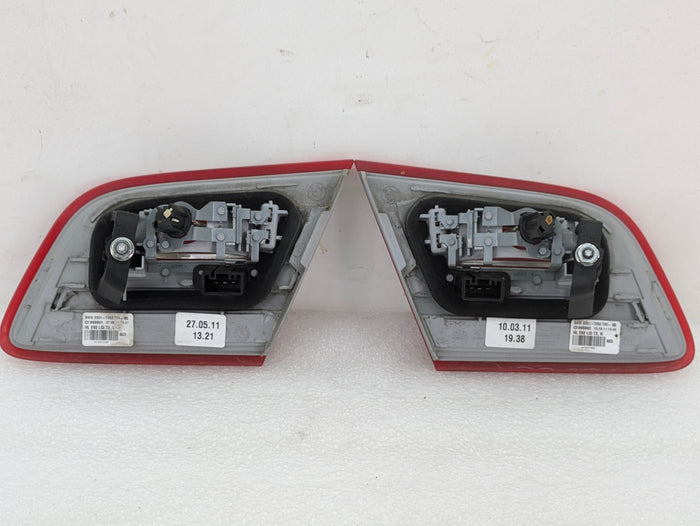 BMW E92 LCI Coupe M3 335xi 328xi Inner Trunk Tail Light Set Left Right 7252779/7252780