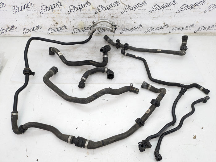 BMW F32 440xi 440i Radiator Coolant Hose Line Set 8633480/8600882/8634283
