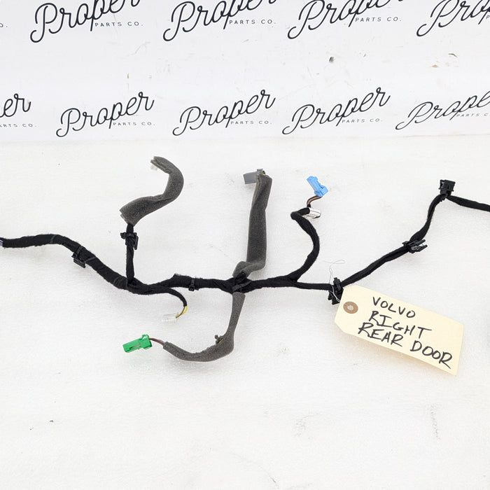 2021 Volvo V60 T6 R-Design Left/Driver Side Rear Door Wiring Harness 32143981