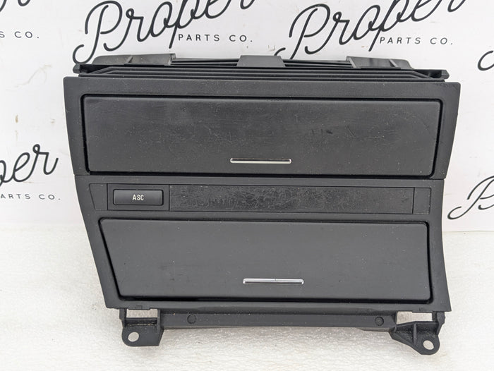 BMW E46 330ci 328ci 325ci 323ci Center Dashboard Ash Tray Storage Compartment ASC Switch Black 8202188/6901591/8205377