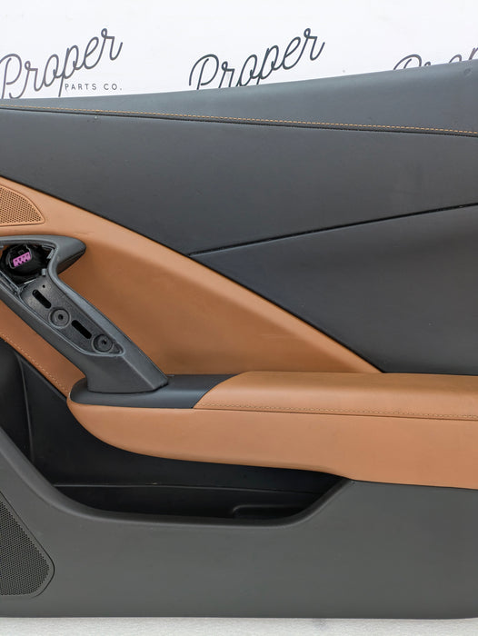 Chevrolet C7 Corvette Stingray Right/Passenger Side Door Card Panel Kalahari Leather *DAMAGED*