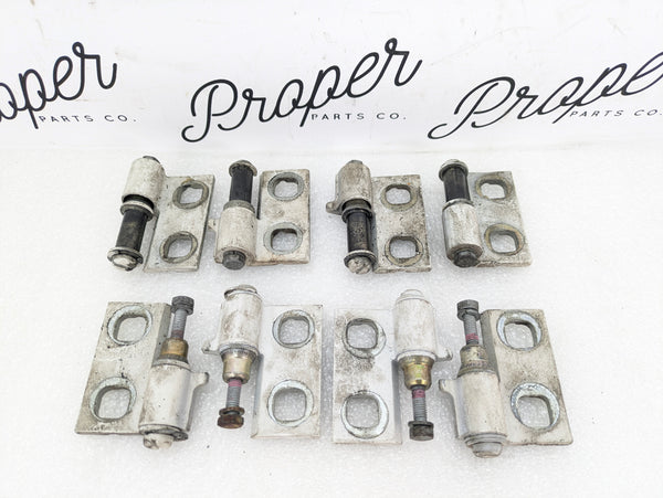 BMW E46 330i 328i 325i 323i Sedan/Wagon Upper & Lower Door Hinge Set Alpine White 41518240079