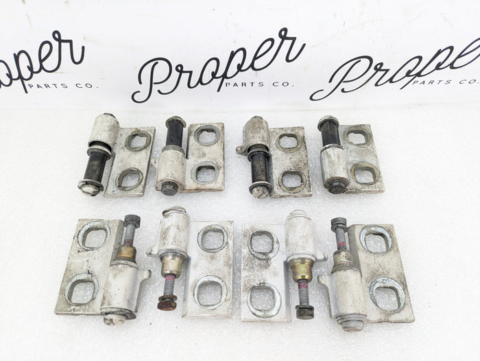 BMW E46 330i 328i 325i 323i Sedan/Wagon Upper & Lower Door Hinge Set Alpine White 41518240079