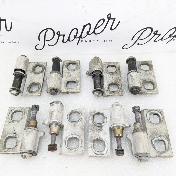 BMW E46 330i 328i 325i 323i Sedan/Wagon Upper & Lower Door Hinge Set Alpine White 41518240079