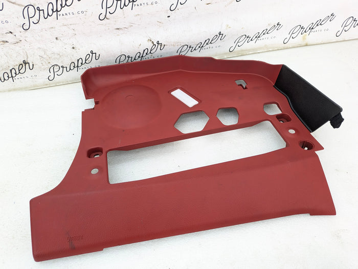 BMW F36 435xi Right/Passenger Side Dashboard Lower Knee Kick Panel Trim Coral Red 9218558