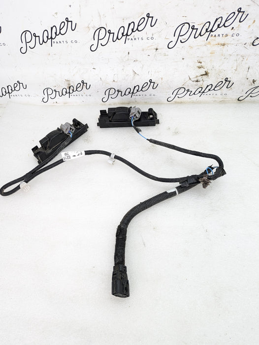 Toyota GZEA14 GR Corolla Rear Bumper License Plate Lights & Wiring Harness 82169-12040 *DAMAGED*