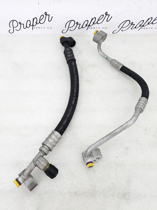 BMW E46 330ci 328ci 325ci 323ci A/C Air Conditioning Condenser Evaporator Dry Pressure Line Suction Hoses 6914361/6908754