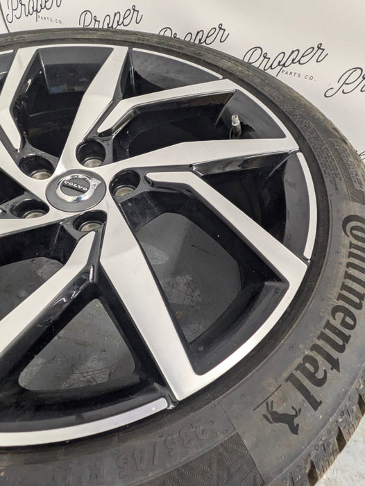 2021 Volvo V60 T6 R-Design Y Spoke Black Diamond Cut Wheel 8 X 18 Et 42 31471311 #2