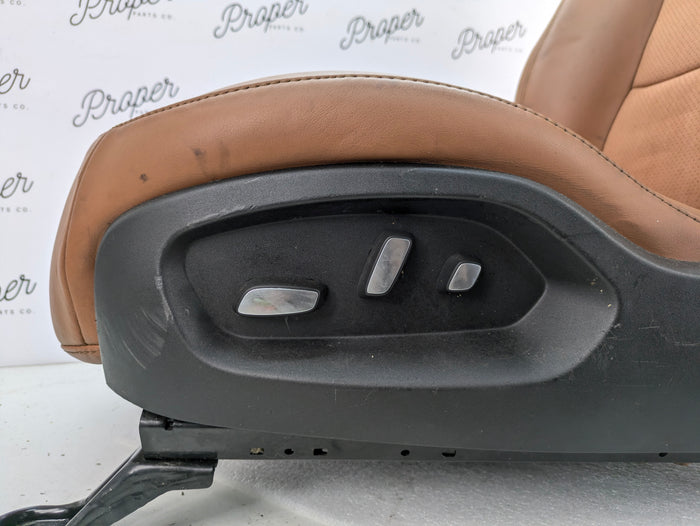 Chevrolet C7 Corvette Stingray 3LT Left/Driver Side GT Napa Leather Heated & Vented Seat Kalahari Brown (346) *DAMAGED*