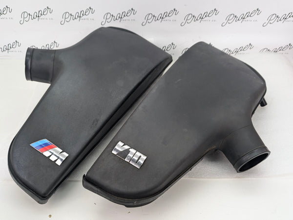 BMW E60 E61 M5 E63 E64 M6 S85 Engine Intake Manifold Plenum Set 7834458/7834459