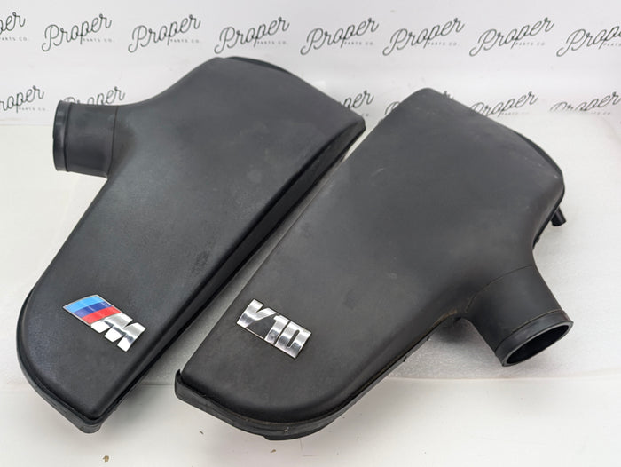 BMW E60 E61 M5 E63 E64 M6 S85 Engine Intake Manifold Plenum Set 7834458/7834459