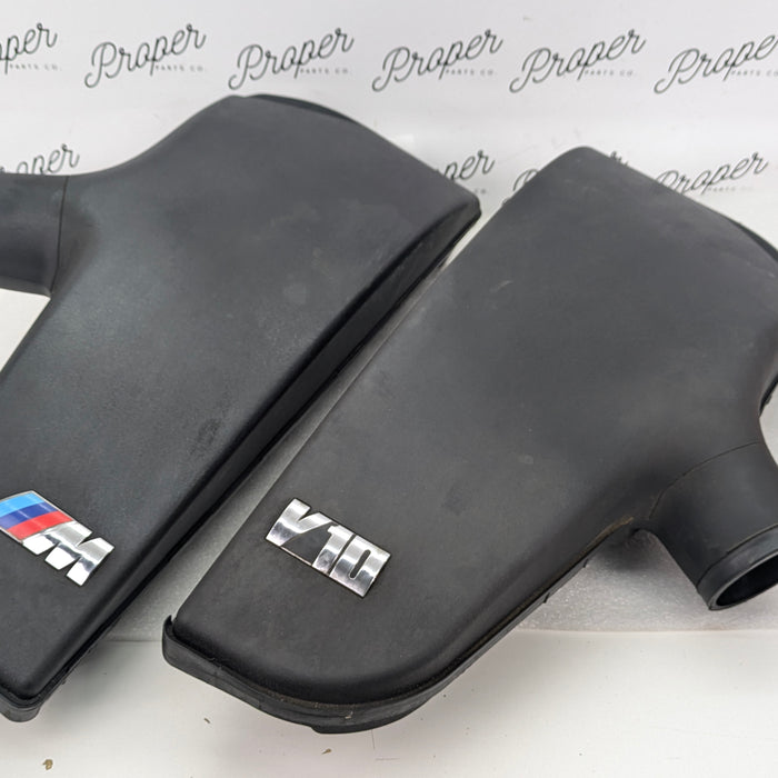 BMW E60 E61 M5 E63 E64 M6 S85 Engine Intake Manifold Plenum Set 7834458/7834459