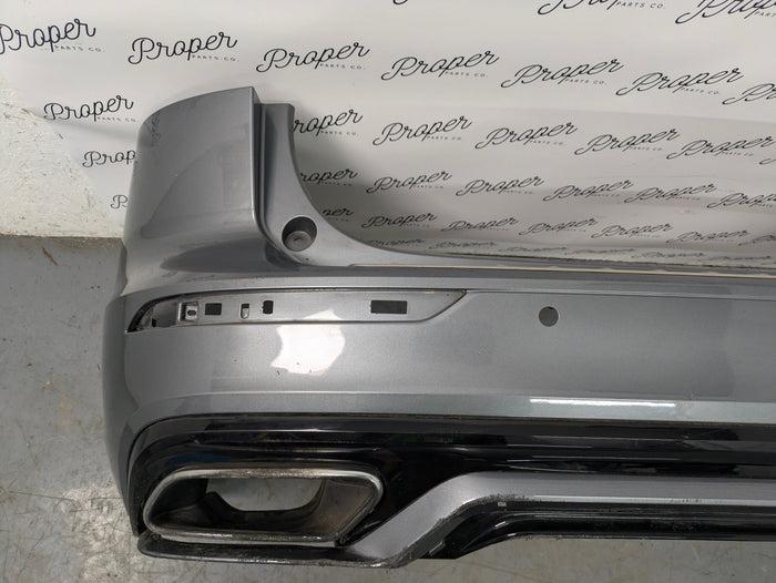 2021 Volvo V60 T6 R-Design Rear Bumper Assembly Osmium Gray Metallic (714) *DAMAGED*