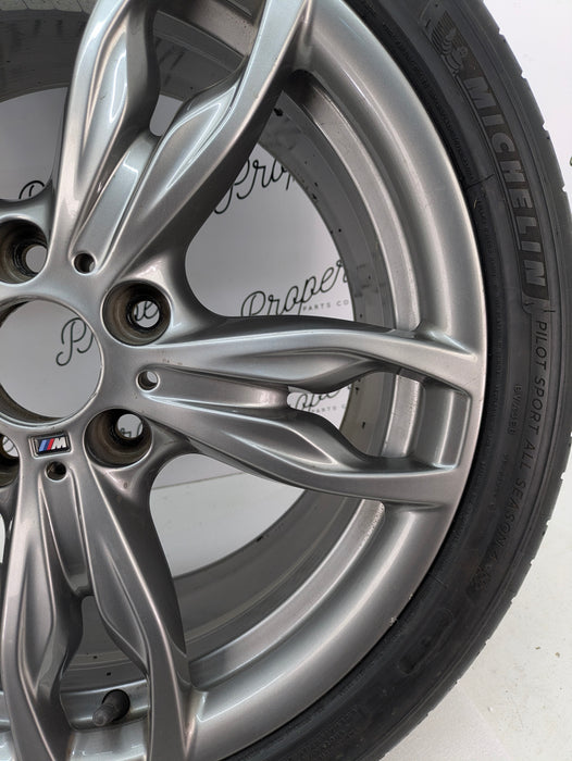 BMW 135i M Sport OEM Staggered Style 436 18 Inch Ferric Wheels/Rims Set Of 4  7845870/7845871