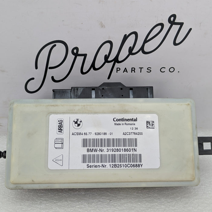 BMW F30 335xi Dashboard Airbag Control Module 9280186 *NOTE*