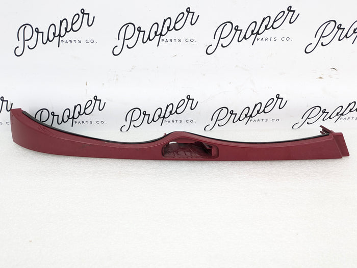 BMW E46 330i 325i 320i Sedan/Wagon Headlight Lower Trim Molding Imola Red Set Left & Right 7030552/7030551 *Damaged*