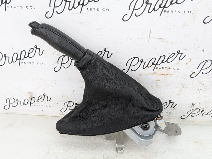 BMW E46 M3 Handbreak Pull Lever Black Leather Handle 1164489