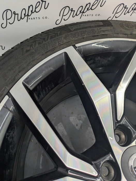 2021 Volvo V60 T6 R-Design Y Spoke Black Diamond Cut Wheel 8 X 18 Et 42 31471311