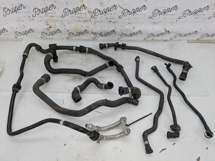 BMW F32 440xi 440i Radiator Coolant Hose Line Set 8633480/8600882/8634283