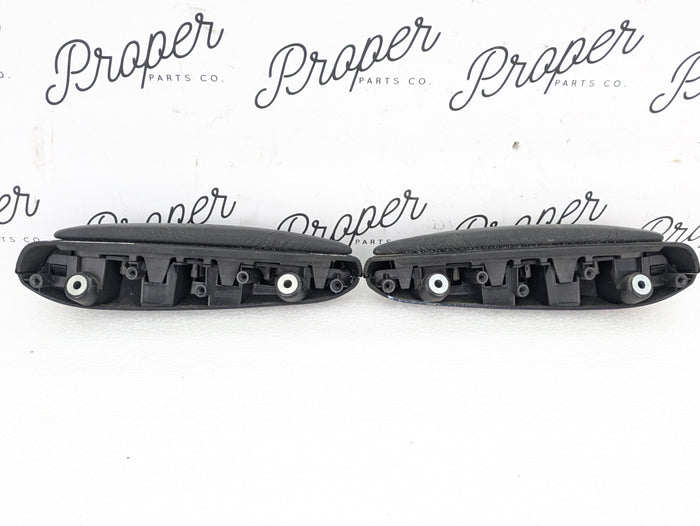 BMW E46 M3 330ci ZHP M Sport Convertible Rear Panel Armrest Set Black Cube Trim *Damaged*