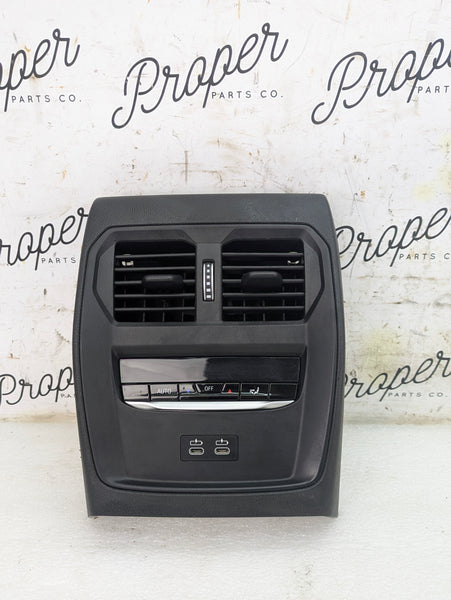 BMW G22 G23 G20 G26 430ix 330ix 330ex Rear Center Console Vent Climate Control Switch Panel & USB-C Ports 8711938/9493012/6806816