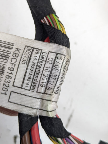 BMW G22 G23 G20 G26 430ix 330ix 330ex Dashboard Panel Wiring Harness 5A0F371 *DAMAGED*